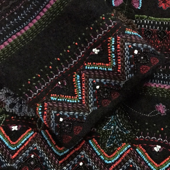 Chico’s Anniversary collection wool embroidered jacket - Picture 6 of 9